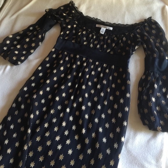 Diane Von Furstenberg black gold star reformation - Picture 2 of 3